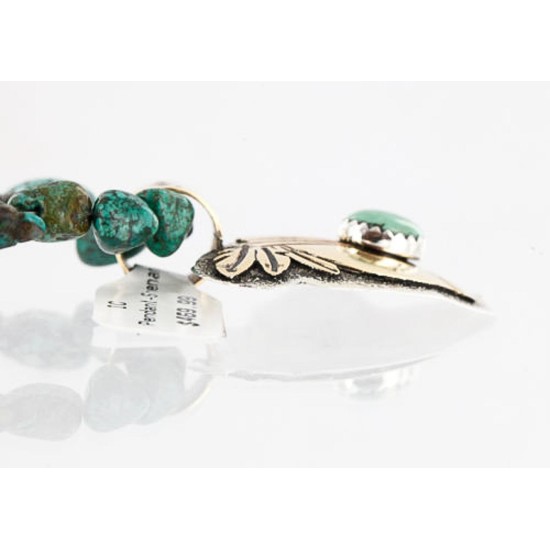 .925 Sterling Silver and 12kt Gold Filled Handmade Bear Certified Authentic Navajo Turquoise Native American Necklace 390810467880 .925 Sterling Silver and 12kt Gold Filled Handmade Bear Certified Authentic Navajo Turquoise Native American Necklace 390810467880