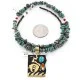 .925 Sterling Silver and 12kt Gold Filled Handmade Bear Certified Authentic Navajo Turquoise Native American Necklace 390824418376 .925 Sterling Silver and 12kt Gold Filled Handmade Bear Certified Authentic Navajo Turquoise Native American Necklace 390824418376