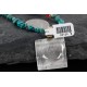 .925 Sterling Silver and 12kt Gold Filled Handmade Bear Claw Certified Authentic Navajo Turquoise Native American Necklace 370986796639 .925 Sterling Silver and 12kt Gold Filled Handmade Bear Claw Certified Authentic Navajo Turquoise Native American Necklace 370986796639