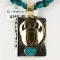 .925 Sterling Silver and 12kt Gold Filled Handmade Bear Claw Certified Authentic Navajo Turquoise Native American Necklace 390743747087 .925 Sterling Silver and 12kt Gold Filled Handmade Bear Claw Certified Authentic Navajo Turquoise Native American Necklace 390743747087