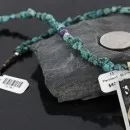 .925 Sterling Silver and 12kt Gold Filled Handmade Bear Paw Certified Authentic Navajo Turquoise Native American Necklace 370980155714