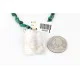 .925 Sterling Silver and 12kt Gold Filled Handmade Bear PAW Certified Authentic Navajo Turquoise Native American Necklace 371018717195