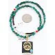 .925 Sterling Silver and 12kt Gold Filled Handmade Bear PAW Certified Authentic Navajo Turquoise Native American Necklace 371018717195