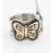 .925 Sterling Silver and 12kt Gold Filled Handmade Certified Authentic Navajo Butterfly Native American Ring  371034801737
