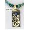 .925 Sterling Silver and 12kt Gold Filled Handmade Certified Authentic Navajo Lapis and Turquoise Native American Necklace 390858421929
