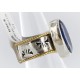 .925 Sterling Silver and 12kt Gold Filled Handmade Certified Authentic Navajo Lapis Native American Ring  390858460809