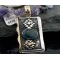 .925 Sterling Silver and 12kt Gold Filled Handmade Certified Authentic Navajo Turquoise and Amethyst Native American Necklace 370875819639