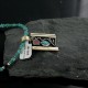 .925 Sterling Silver and 12kt Gold Filled Handmade Certified Authentic Navajo Turquoise Native American Necklace 370905366289