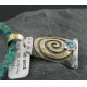 .925 Sterling Silver and 12kt Gold Filled Handmade Certified Authentic Navajo Turquoise Native American Necklace 370923324698