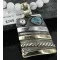 .925 Sterling Silver and 12kt Gold Filled Handmade Certified Authentic Navajo Turquoise Native American Necklace 370962205494