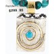 .925 Sterling Silver and 12kt Gold Filled Handmade Certified Authentic Navajo Turquoise Native American Necklace 371005442463