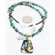 .925 Sterling Silver and 12kt Gold Filled HANDMADE Certified Authentic Navajo Turquoise Native American Necklace 371104842092 .925 Sterling Silver and 12kt Gold Filled HANDMADE Certified Authentic Navajo Turquoise Native American Necklace 371104842092