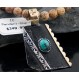 .925 Sterling Silver and 12kt Gold Filled Handmade Certified Authentic Navajo Turquoise Native American Necklace 390647377001 .925 Sterling Silver and 12kt Gold Filled Handmade Certified Authentic Navajo Turquoise Native American Necklace 390647377001
