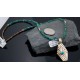 .925 Sterling Silver and 12kt Gold Filled Handmade Certified Authentic Navajo Turquoise Native American Necklace 390678104896 .925 Sterling Silver and 12kt Gold Filled Handmade Certified Authentic Navajo Turquoise Native American Necklace 390678104896