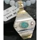 .925 Sterling Silver and 12kt Gold Filled Handmade Certified Authentic Navajo Turquoise Native American Necklace 390725419128 .925 Sterling Silver and 12kt Gold Filled Handmade Certified Authentic Navajo Turquoise Native American Necklace 390725419128
