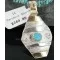 .925 Sterling Silver and 12kt Gold Filled Handmade Certified Authentic Navajo Turquoise Native American Necklace 390727444986