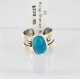 .925 Sterling Silver and 12kt Gold Filled Handmade Certified Authentic Navajo Turquoise Native American Ring 371008900708 .925 Sterling Silver and 12kt Gold Filled Handmade Certified Authentic Navajo Turquoise Native American Ring 371008900708