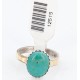 .925 Sterling Silver and 12kt Gold Filled Handmade Certified Authentic Navajo Turquoise Native American Ring  390788843609