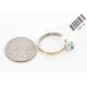 .925 Sterling Silver and 12kt Gold Filled Handmade Certified Authentic Navajo Turquoise Native American Ring 390792701024 .925 Sterling Silver and 12kt Gold Filled Handmade Certified Authentic Navajo Turquoise Native American Ring 390792701024