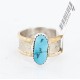 .925 Sterling Silver and 12kt Gold Filled Handmade Certified Authentic Navajo Turquoise Native American Ring 390816426919 .925 Sterling Silver and 12kt Gold Filled Handmade Certified Authentic Navajo Turquoise Native American Ring 390816426919