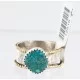 .925 Sterling Silver and 12kt Gold Filled Handmade Certified Authentic Navajo Turquoise Native American Ring 390959558800 .925 Sterling Silver and 12kt Gold Filled Handmade Certified Authentic Navajo Turquoise Native American Ring 390959558800
