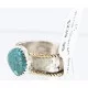 .925 Sterling Silver and 12kt Gold Filled Handmade Certified Authentic Navajo Turquoise Native American Ring 390959558800 .925 Sterling Silver and 12kt Gold Filled Handmade Certified Authentic Navajo Turquoise Native American Ring 390959558800