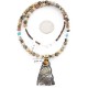 .925 Sterling Silver and 12kt Gold Filled Handmade Chief Head Certified Authentic Navajo Tigers Eye Native American Necklace 390824567655