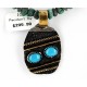 .925 Sterling Silver and 12kt Gold Filled Handmade CIRCLE Certified Authentic Navajo Turquoise Native American Necklace 390823924450 .925 Sterling Silver and 12kt Gold Filled Handmade CIRCLE Certified Authentic Navajo Turquoise Native American Necklace 390823924450