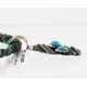 .925 Sterling Silver and 12kt Gold Filled Handmade CIRCLE Certified Authentic Navajo Turquoise Native American Necklace 390823924450 .925 Sterling Silver and 12kt Gold Filled Handmade CIRCLE Certified Authentic Navajo Turquoise Native American Necklace 390823924450