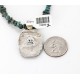 .925 Sterling Silver and 12kt Gold Filled Handmade CIRCLE Certified Authentic Navajo Turquoise Native American Necklace 390823924450 .925 Sterling Silver and 12kt Gold Filled Handmade CIRCLE Certified Authentic Navajo Turquoise Native American Necklace 390823924450