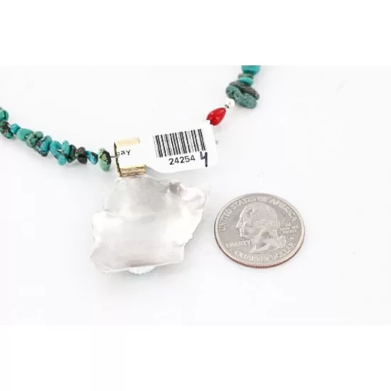 .925 Sterling Silver and 12kt Gold Filled Handmade ELK Certified Authentic Navajo Turquoise Native American Necklace 390816870628 .925 Sterling Silver and 12kt Gold Filled Handmade ELK Certified Authentic Navajo Turquoise Native American Necklace 390816870628