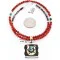 .925 Sterling Silver and 12kt Gold Filled Handmade Horse Shoe Certified Authentic Navajo Turquoise Native American Necklace 390841327088