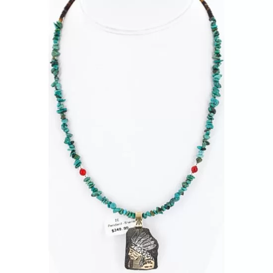 .925 Sterling Silver and 12kt Gold Filled Handmade INDIAN Certified Authentic Navajo Turquoise Native American Necklace 390824811801 .925 Sterling Silver and 12kt Gold Filled Handmade INDIAN Certified Authentic Navajo Turquoise Native American Necklace 390824811801
