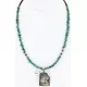 .925 Sterling Silver and 12kt Gold Filled Handmade INDIAN Certified Authentic Navajo Turquoise Native American Necklace 390824811801 .925 Sterling Silver and 12kt Gold Filled Handmade INDIAN Certified Authentic Navajo Turquoise Native American Necklace 390824811801