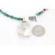 .925 Sterling Silver and 12kt Gold Filled Handmade INDIAN Certified Authentic Navajo Turquoise Native American Necklace 390824811801 .925 Sterling Silver and 12kt Gold Filled Handmade INDIAN Certified Authentic Navajo Turquoise Native American Necklace 390824811801