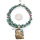 .925 Sterling Silver and 12kt Gold Filled Handmade INDIAN Certified Authentic Navajo Turquoise Native American Necklace 390840253671 .925 Sterling Silver and 12kt Gold Filled Handmade INDIAN Certified Authentic Navajo Turquoise Native American Necklace 390840253671