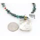 .925 Sterling Silver and 12kt Gold Filled Handmade INDIAN Certified Authentic Navajo Turquoise Native American Necklace 390840253671 .925 Sterling Silver and 12kt Gold Filled Handmade INDIAN Certified Authentic Navajo Turquoise Native American Necklace 390840253671