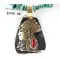 .925 Sterling Silver and 12kt Gold Filled Handmade Indian Chief Head Certified Authentic Navajo Coral Native American Necklace 371048929995