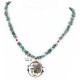 .925 Sterling Silver and 12kt Gold Filled Handmade KACHINA Certified Authentic Navajo Spiny Oyster Native American Necklace 371050081167