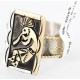 .925 Sterling Silver and 12kt Gold Filled Handmade KOKOPELLI Certified Authentic Navajo Native American Ring  371013702051
