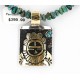 .925 Sterling Silver and 12kt Gold Filled Handmade Sun Face Certified Authentic Navajo Turquoise Native American Necklace 390839495772 .925 Sterling Silver and 12kt Gold Filled Handmade Sun Face Certified Authentic Navajo Turquoise Native American Necklace 390839495772