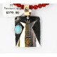.925 Sterling Silver and 12kt Gold Filled Handmade Teepee Certified Authentic Navajo Turquoise Native American Necklace 390839560850 .925 Sterling Silver and 12kt Gold Filled Handmade Teepee Certified Authentic Navajo Turquoise Native American Necklace 390839560850