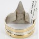 .925 Sterling Silver and 12kt Gold Filled HandmadeORYTELLER Certified Authentic Navajo Turquoise Native American Ring  371013501894