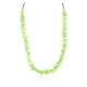 .925 Sterling Silver Certified Authentic Navajo Natural Gaspeite Native American Necklace 18265-1