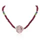 .925 Sterling Silver Certified Authentic Navajo Natural Ruby Opalite Sapphire Jade Hematite Native American Necklace 15768 .925 Sterling Silver Certified Authentic Navajo Natural Ruby Opalite Sapphire Jade Hematite Native American Necklace 15768