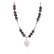 .925 Sterling Silver Certified Authentic Navajo Natural Turquoise Agate Pink Quartz Native American Necklace 750224-6 .925 Sterling Silver Certified Authentic Navajo Natural Turquoise Agate Pink Quartz Native American Necklace 750224-6