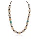 .925 Sterling Silver Certified Authentic Navajo Natural Turquoise Jasper Black Onyx Native American Necklace 750209-5 .925 Sterling Silver Certified Authentic Navajo Natural Turquoise Jasper Black Onyx Native American Necklace 750209-5