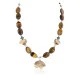 .925 Sterling Silver Certified Authentic Navajo Natural Turquoise Jasper Tigers Eye Heishi Native American Necklace 25342-1 .925 Sterling Silver Certified Authentic Navajo Natural Turquoise Jasper Tigers Eye Heishi Native American Necklace 25342-1