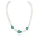 .925 Sterling Silver Certified Authentic Navajo Natural Turquoise Shell Native American Necklace 750230-10 .925 Sterling Silver Certified Authentic Navajo Natural Turquoise Shell Native American Necklace 750230-10