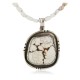 .925 Sterling Silver Certified Authentic Navajo Natural White Buffalo Native American Necklace 18280-3-15975-8 .925 Sterling Silver Certified Authentic Navajo Natural White Buffalo Native American Necklace 18280-3-15975-8
